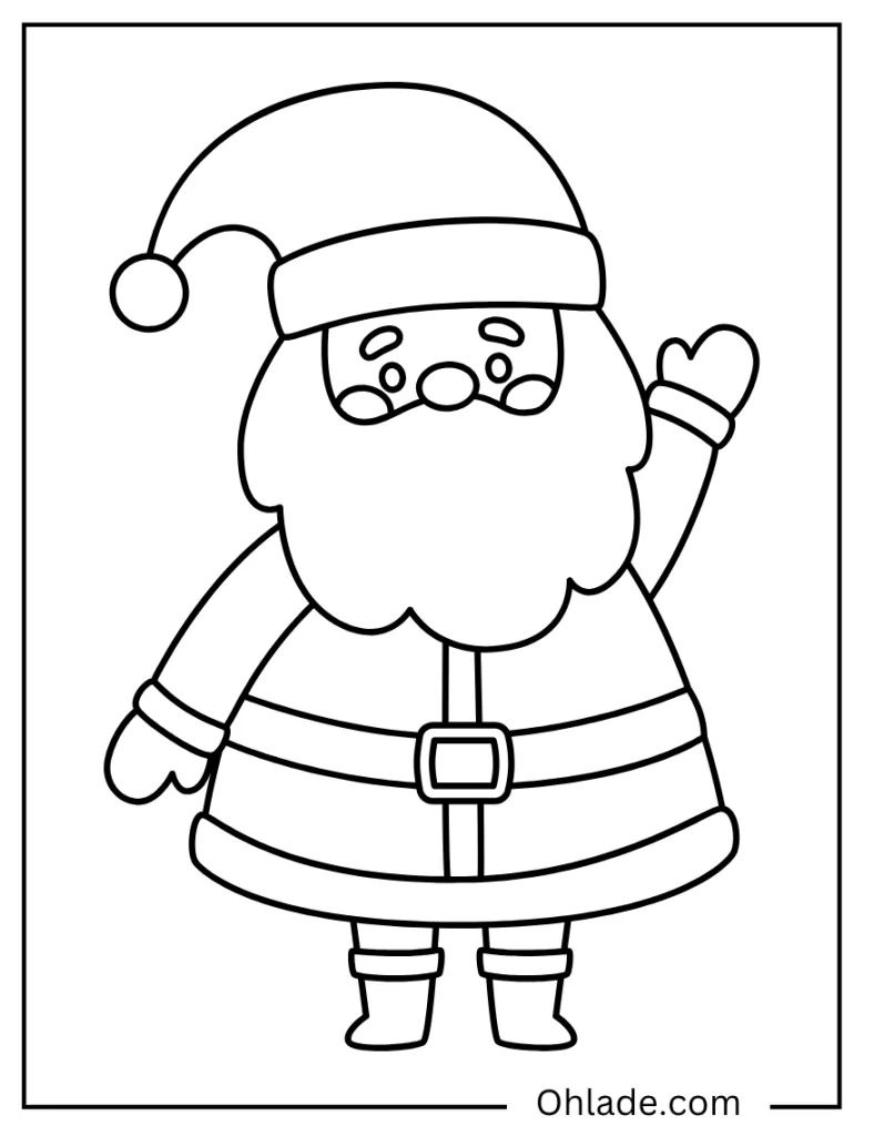 Printable Christmas Coloring Book for Kids
